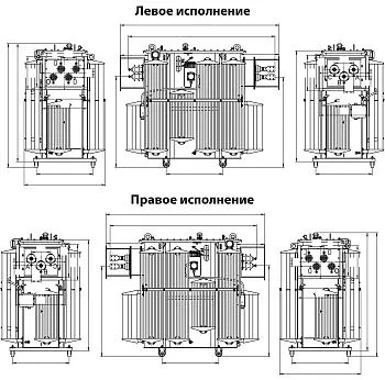 Фото чертежа ТМЗ 5600/6/0,4 Фото чертежа ТМЗ 5600/6/0,4